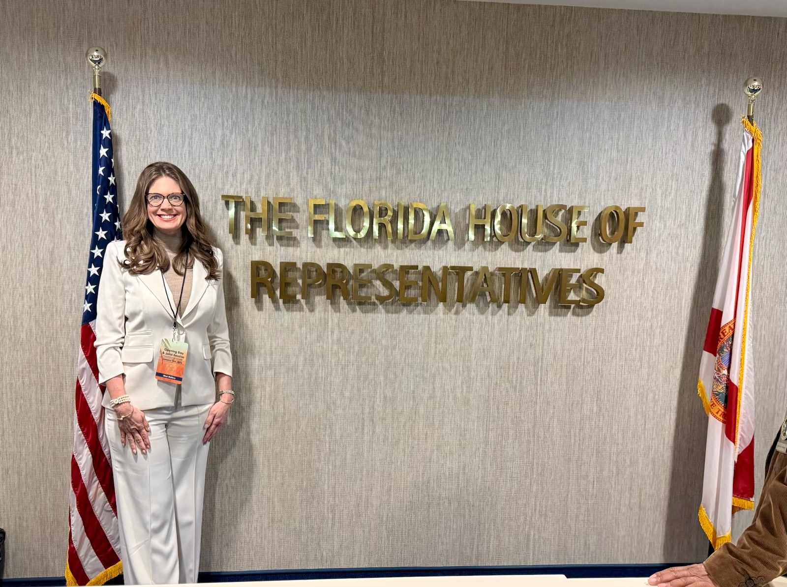 Melissa Rutland at the Florida House of Representatives
